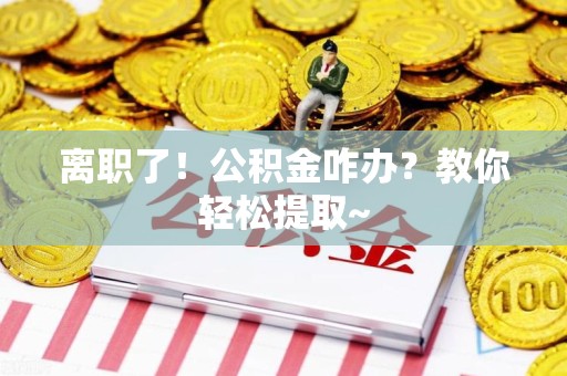 珠山离职了！公积金咋办？教你轻松提取~