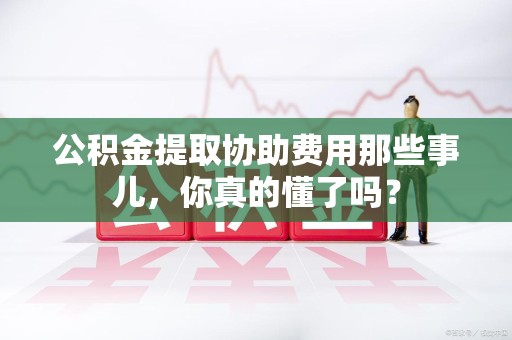 珠山公积金提取协助费用那些事儿，你真的懂了吗？